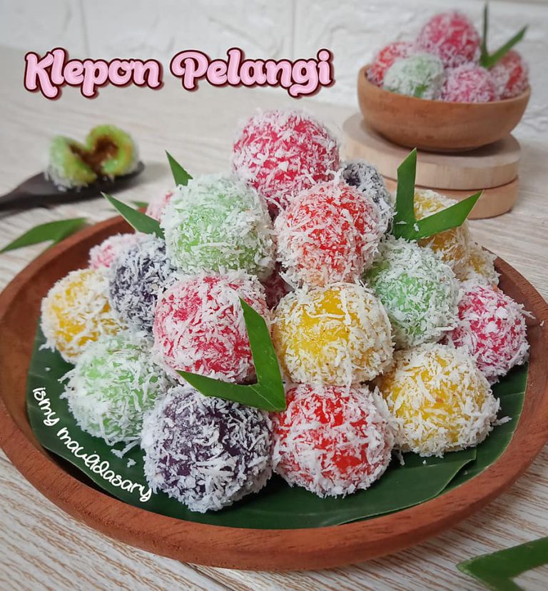 Jajanan Pasar Klepon Pelangi By Ismy Maulidasary Langsungenak