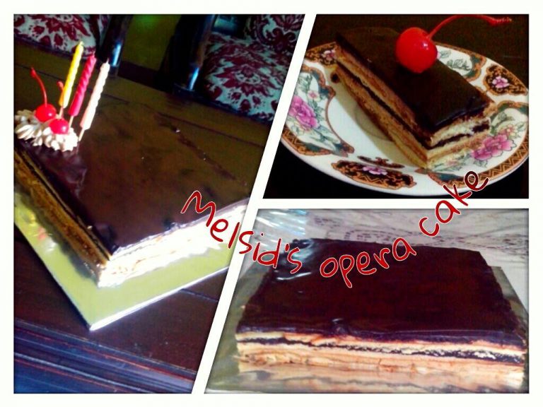 Opera Cake by Melanie Anggraeni