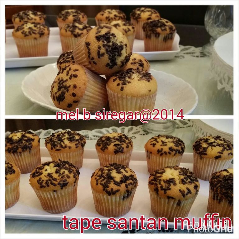 Tape Santan Muffin by Mel B Siregar