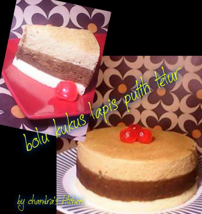Bolu Kukus Lapis Putih Telur by Meitiara Chandrasari Bolu Kukus Lapis Putih Telur by Meitiara Chandrasari