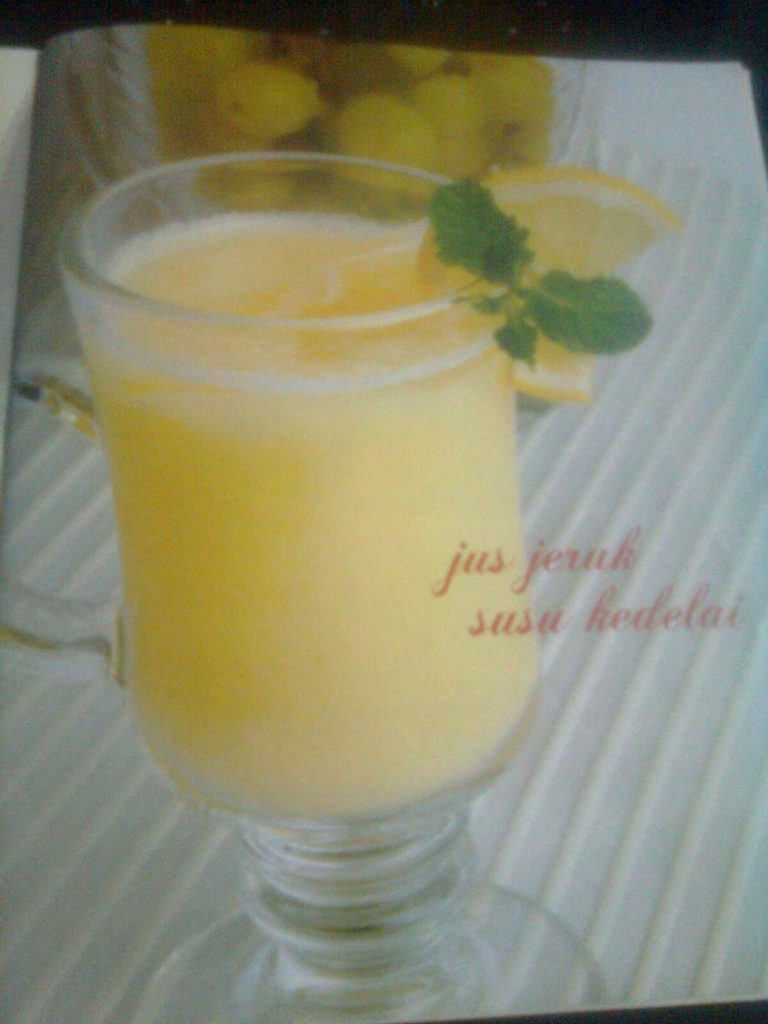 Jus Jeruk Susu Kedelai by Budy Haryati