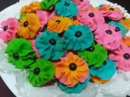 kue semprit warna warni