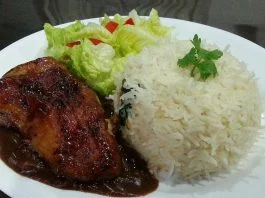 Butter Rice & Teriyaki Chicken by Arie Setya