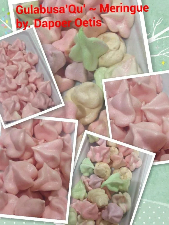 Gulabusa "Qu"~ Meringue recipe by Susi Wahanasari