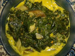 Opor Daun Singkong Plus Terong by Yanie Hijriany Kias