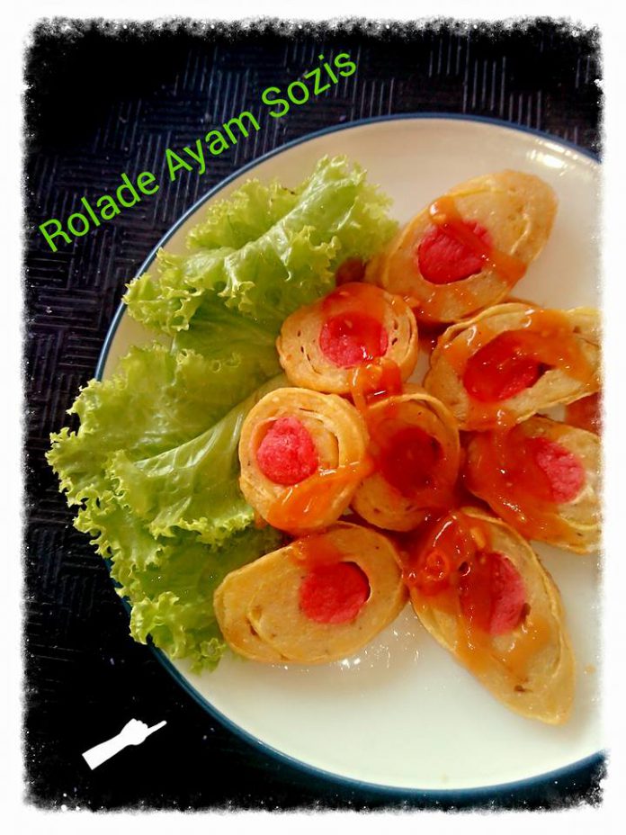 Rolade Ayam Sosis by Evie Jello Art Rolade Ayam Sosis by Evie Jello Art