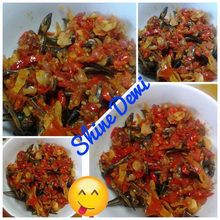 Sambal Iwak Teri atau Balado Ikan Teri Kering by Shine Jamkasso