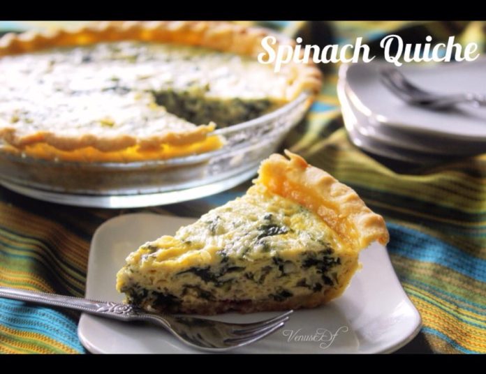Spinach (bayam) Quiche by Venusi Dewi Fitria Spinach (bayam) Quiche by Venusi Dewi Fitria