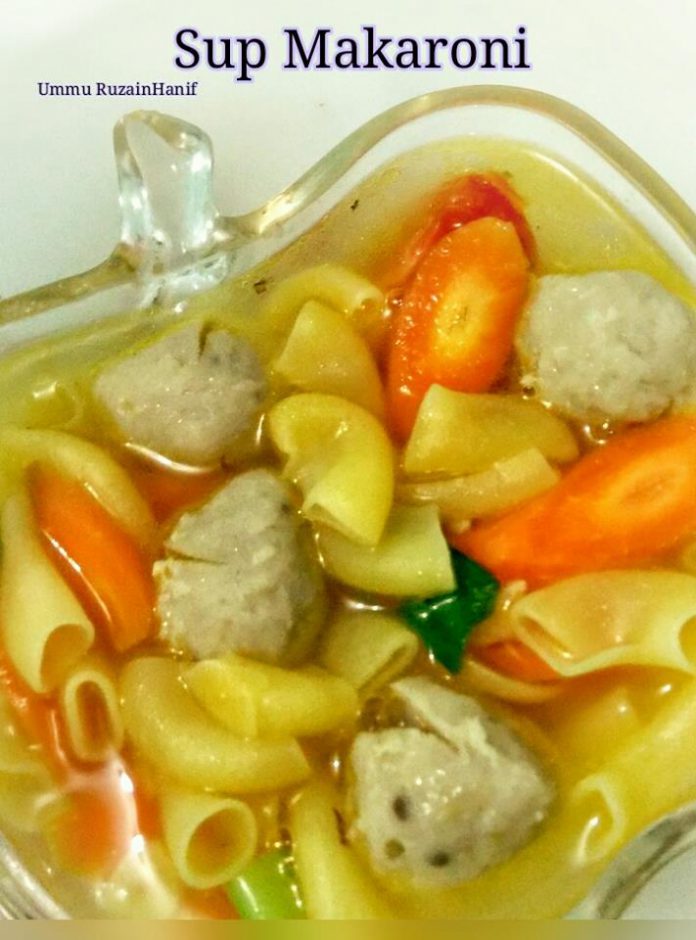 Sup Makaroni By Ummu RuzainHanif