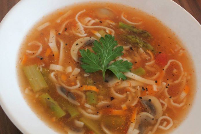 Tomato Asparagus Soup by Shearly Permatasari