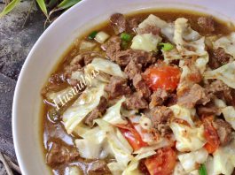 Tongseng Sapi (tidak pakai santan) by Husnul Chatimah