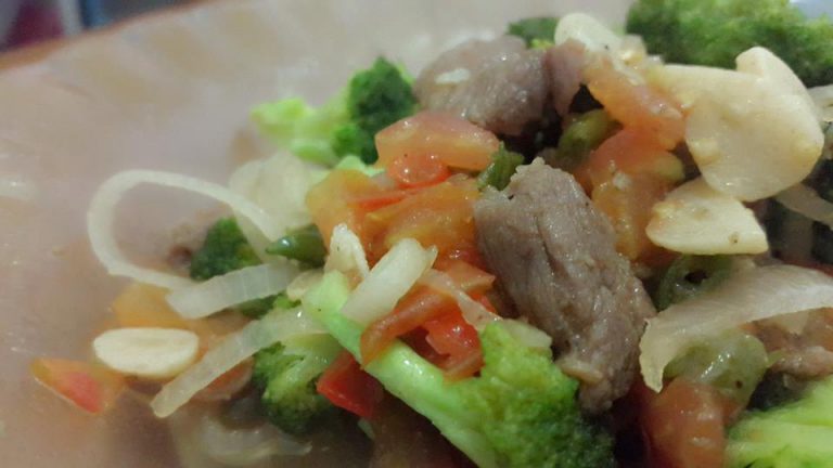 Brokoli Tumis Daging by Ny Benny
