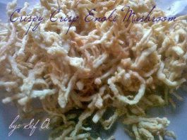 Crispy Crisp Enoki Mushroom by Sif Oi