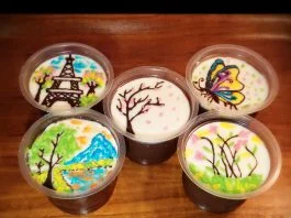 Puding Brownies with Choco Art Topping by Aulia Ikraami