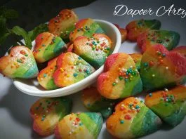 Rainbow Heart Cookies by Ainie Dihati Adji