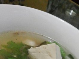 Sup Tahu Sutra Bumbu Jahe By Yudha Indra Pramanto