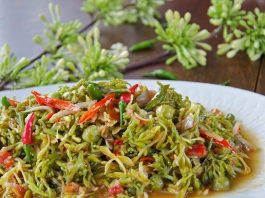 Tumis Bunga Pepaya