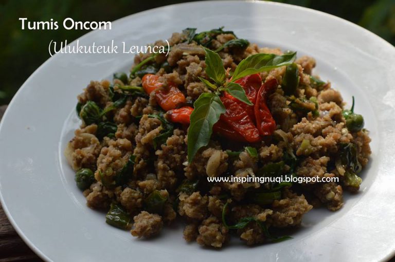 Tumis Oncom (Ulukuteuk Leunca) by Nuqtoh Nuqi M