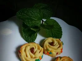 Almond Rose Cookies recipe Ainie Dihati Adji