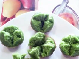 Cake Kukus Oatmeal Pandan by Putri Rara