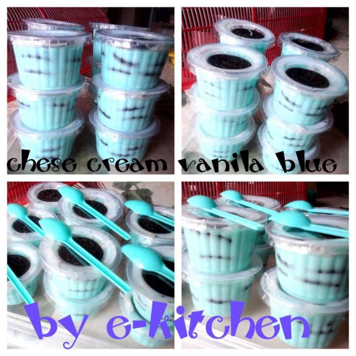 Cheese Cream Vanilla Blue by Eva Ernawati Cheese Cream Vanilla Blue by Eva Ernawati