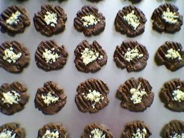 Cookies Coklat ( tanpa terigu dan telor ) by Yeni