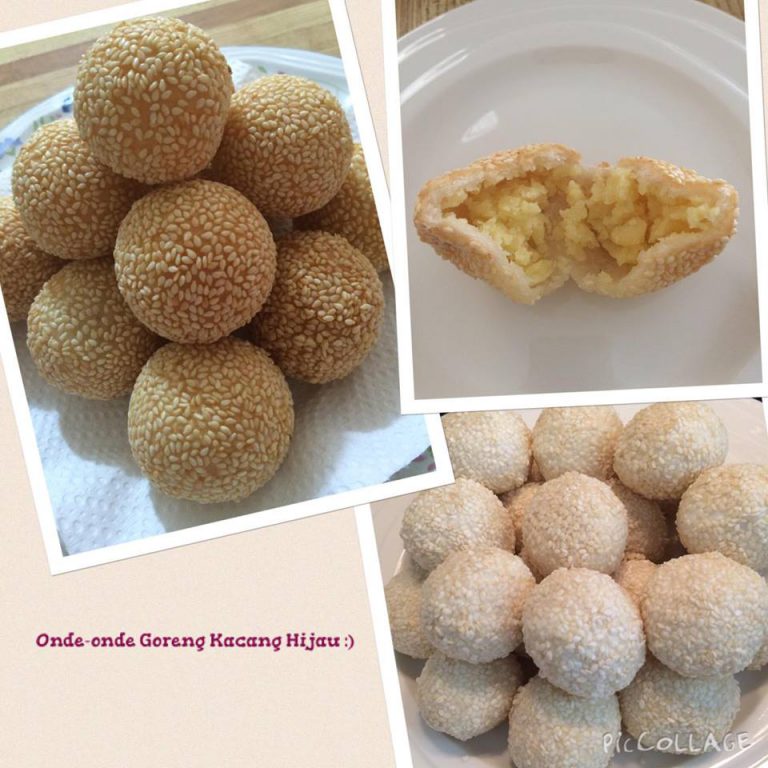 Onde-Onde Goreng Kacang Hijau by Laili Farhana