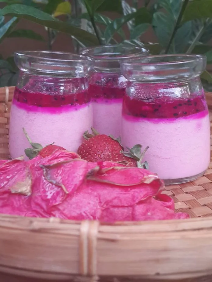 Puding Buah Naga by Shinta Lestari