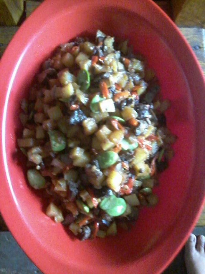 Sambel Goreng Kentang, Ati, Pete by Ade Lina