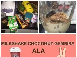 resep Milkshake Choconut Gembira ala Chef Pucil by Putu Savitri Utami