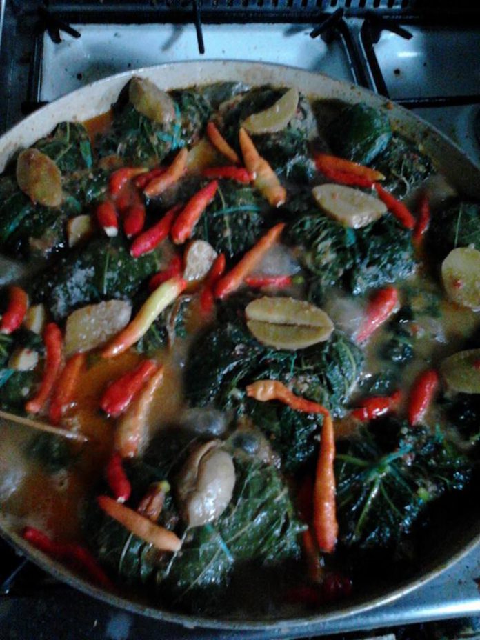 Buntil Daun Singkong &Daun Kates by Bunda Nissa 2