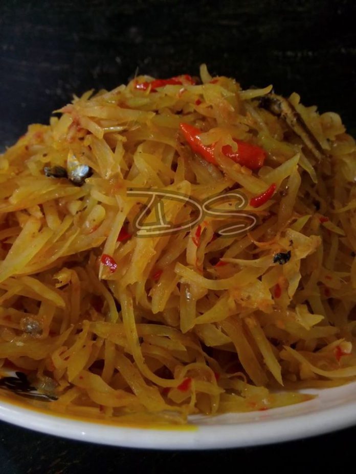 Oseng Pepaya Muda Pedas by Linda Salut Oseng Pepaya Muda Pedas by Linda Salut