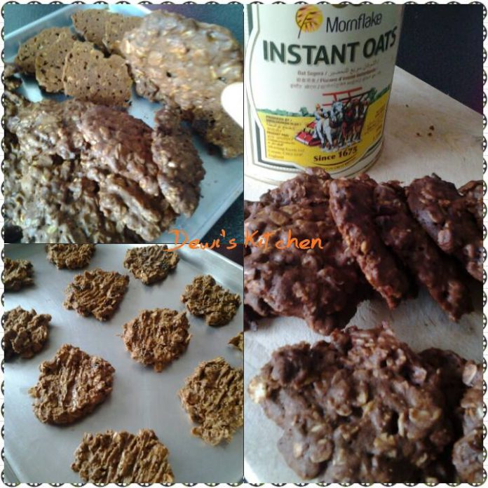 Chocolate Oat Cookies by L Komala Dewi