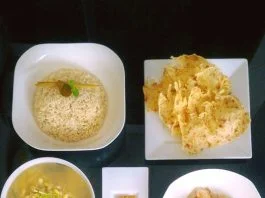 Hainan Rice with Steam Chicken By Natania Lely