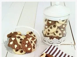 Half and half Cookies by Andrianna Irma