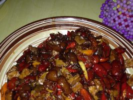 Tumis Kulit Mlinjo Kikil Tempe by Citra Aprillia