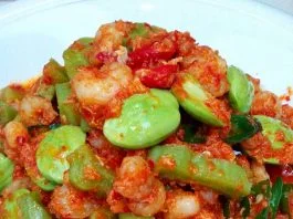 Tumis Pedas Pare Udang Pete by Lily Maskoer