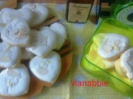 Almond and Cheese Button Cookies by Vian Ninethynine Blues