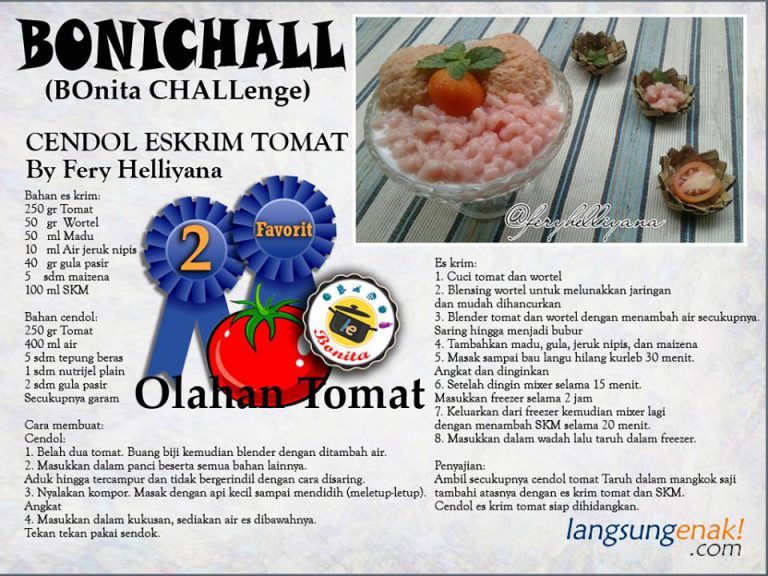 Cendol Es Krim Tomat by Fery Helliyana