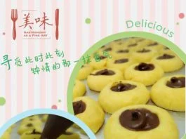 Chocolate thumbprint Cookies by Deasy Dian Jayanti