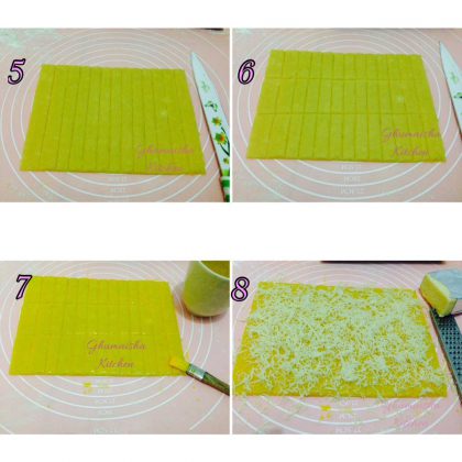 cara memotong Kastangel by Putri Lestari