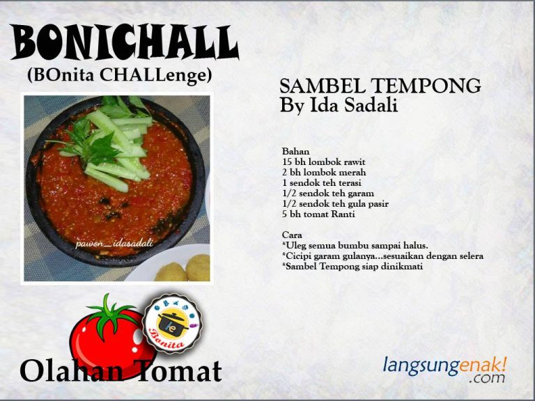 Sambel Tempong By Ida Sadali