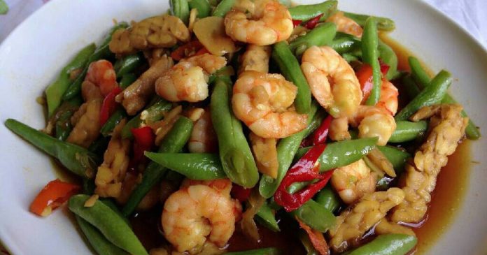 Tumis Buncis Udang Tumis Buncis Udang