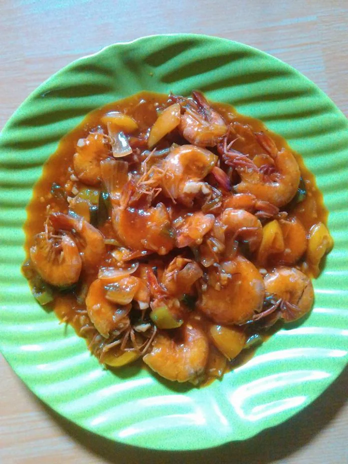 Udang Saus Padang by Chella Yourie