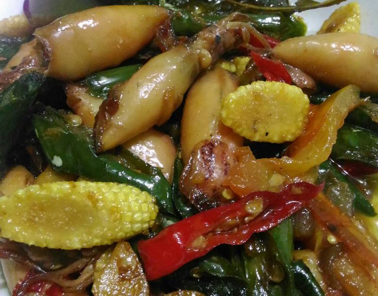 Tumis Cumi Asin Cabe Ijo Endes by Ndunk Bundane Nada