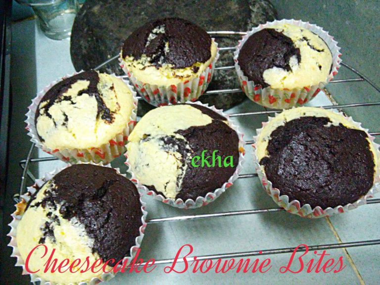 Cheesecake Brownie Bites by Ekha Fajar Kartika
