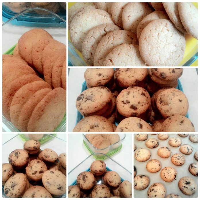 Crispy Butter Cookies & Chocochips Butter Cookies by Firagiel Isti