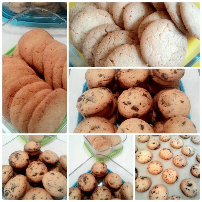 Crispy Butter Cookies & Chocochips Butter Cookies by Firagiel Isti