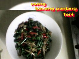 Oseng Kacang Panjang Teri by Nia Nuroniah