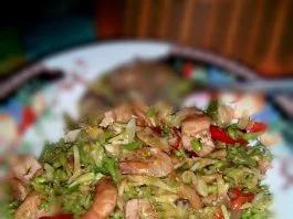 Tumis Bunga Pepaya Saus Tiram by Qiqi Vitha Sari